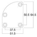  Audiocore Steel 1001 Neck mounting area